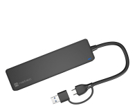 Natec HUB USB-C 3.0 MAYFLY 4-PORTY CZARNY + ADAPTER USB-A - 1470208 - zdjęcie 3